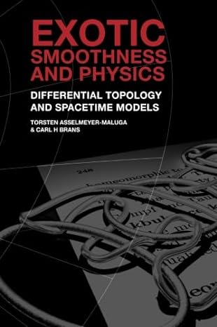 exotic smoothness and physics differential topology and spacetime models 1st edition torsten asselmeyer