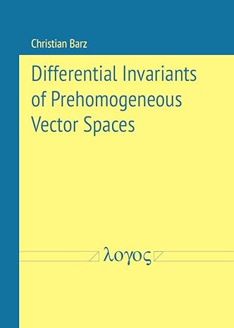 differential invariants of prehomogeneous vector spaces 1st edition christian barz 3832548947, 978-3832548940