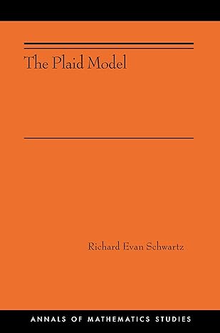 the plaid model 1st edition richard evan schwartz 0691181381, 978-0691181387