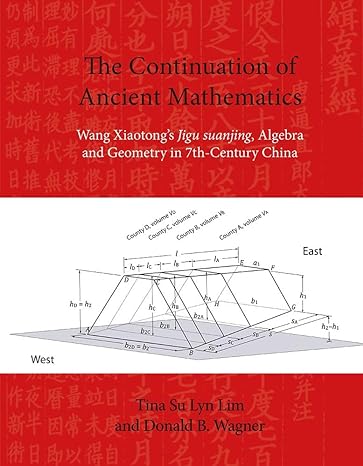 the continuation of ancient mathematics wang xiaotongs jigu suanjing algebra and geometry in 7th century