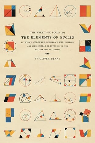 the first six books of the elements of euclid in which coloured diagrams and symbols are used instead of