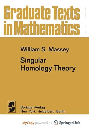 singular homology theory 1st edition w s massey 1468492322, 978-1468492323