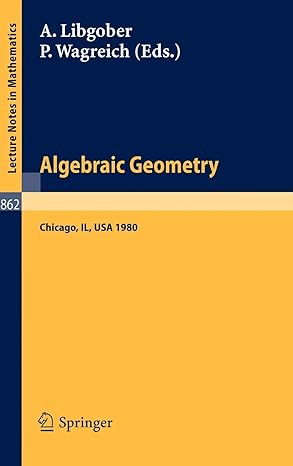 algebraic geometry proceedings of the midwest algebraic geometry conference held at the university of