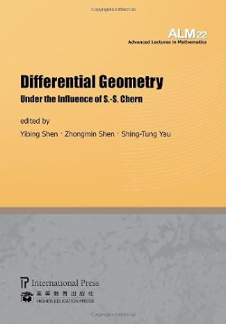 differential geometry under the influence of s s chern by various contributors 1st edition various