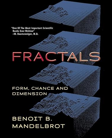 fractals form chance and dimension 1st edition benoit b mandelbrot 1635619025, 978-1635619027