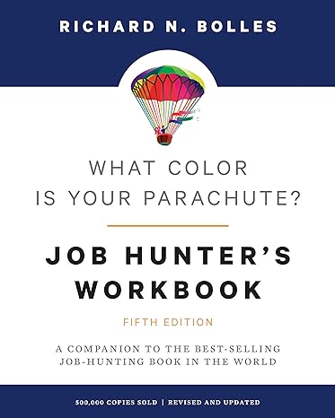 what color is your parachute job hunters workbook   a companion to the best selling job hunting book in the