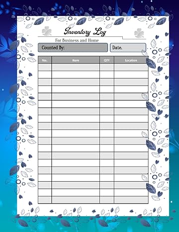 inventory log for business and home inventory tracker for small business and home 1st edition susan e pullen