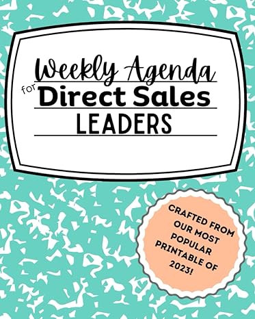 Weekly Agenda For Direct Sales Leaders