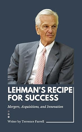 lemans recipe for success mergers acquisitions and innovation 1st edition terrence farrell b0csz83mjj,