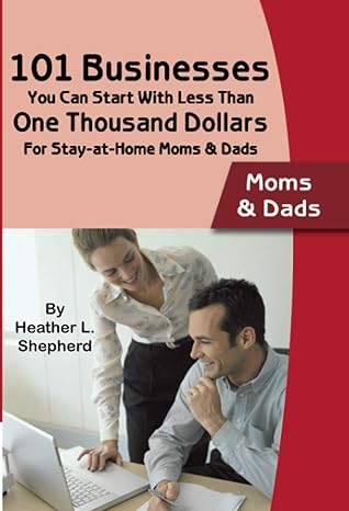 101 businesses you can start with less than one thousand dollars for stay at home moms and dads 1st edition