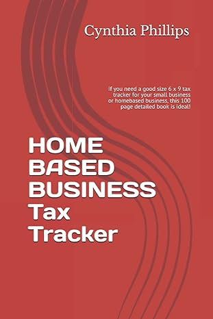 home based business tax tracker if you need a good size 6 x 9 tax tracker for your small business or