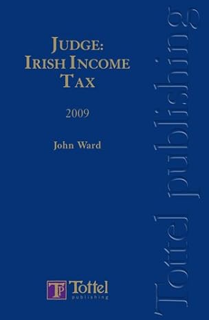 judge irish income tax 2009 1st edition john ward 1847663931, 978-1847663931