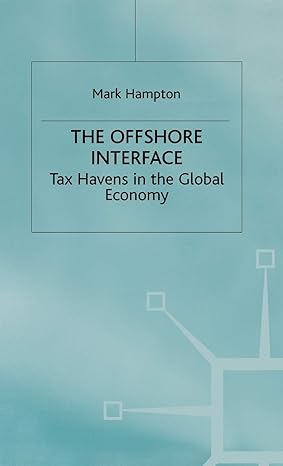 the offshore interface tax havens in the global economy 1st edition mark p hampton 0333616979, 978-0333616970