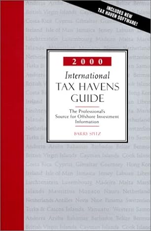 2000 international tax havens guide the professionals source for offshore investment information 1st edition