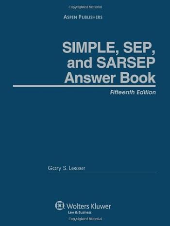 simple sep and sarsep answer book 15th edition gary s lesser 0735581738, 978-0735581739