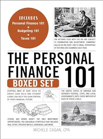 the personal finance 101 boxed set includes personal finance 101 budgeting 101 taxes 101 1st edition michele