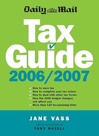 daily mail tax guide 2006/07 1st edition jane vass 1861979843, 978-1861979841