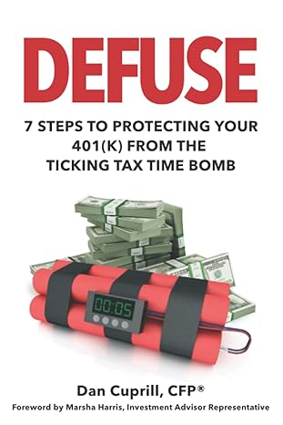 defuse 7 steps to protecting your 401k from the ticking tax time bomb marsha harris 1st edition dan cuprill