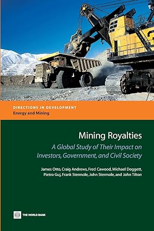 mining royalties a global study of their impact on investors government and civil society 1st edition james