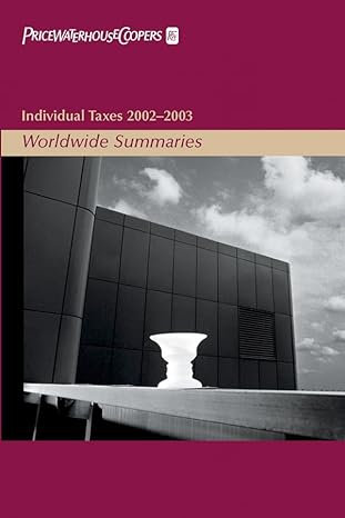 individual taxes 2002 2003 worldwide summaries 1st edition price water house coopers llp 0471236756,