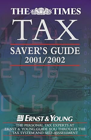 the times tax guide 2001 1st edition ernst young 0007102380, 978-0007102389