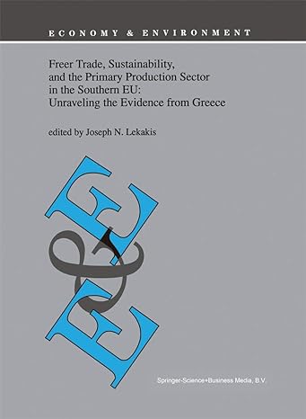 freer trade sustainability and the primary production sector in the southern eu unraveling the evidence from