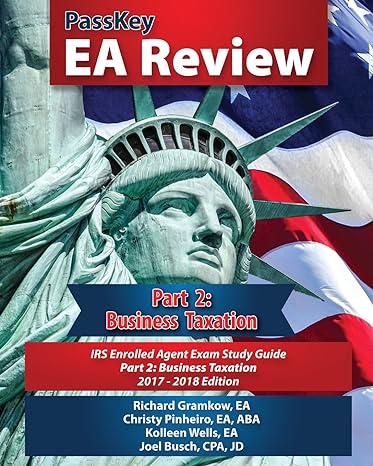 passkey ea review part 2 business taxation irs enrolled agent exam study guide 2017 2018th edition richard