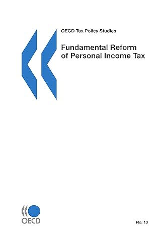 oecd tax policy studies fundamental reform of personal income tax 1st edition oecd ocde 9264025774,