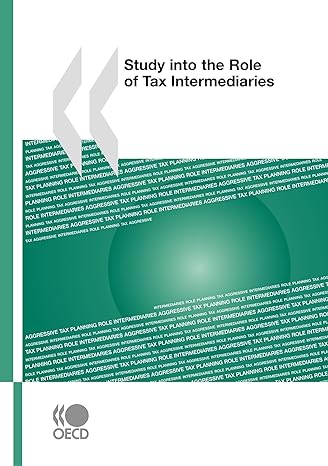 study into the role of tax intermediaries 1st edition oecd organisation for economic co operation and develop
