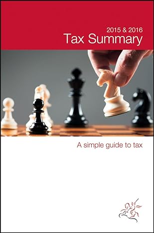 2015 and 2016 tax summary a simple guide to tax 96th revised edition taxpayers australia limited 0730320596,