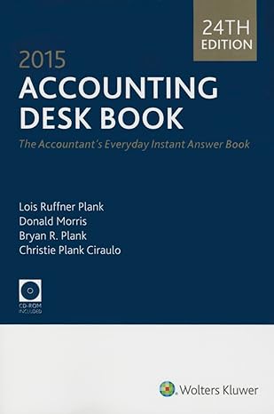 accounting desk book 2015 the accountants everyday instant answer book 24th edition louis ruffner plank