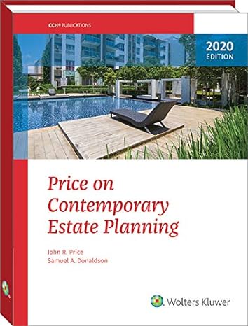 price on contemporary estate planning 2020th edition john r price 0808053159, 978-0808053156