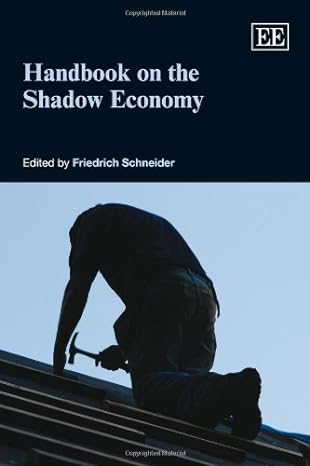handbook on the shadow economy 1st edition friedrich schneider 1848443358, 978-1848443358