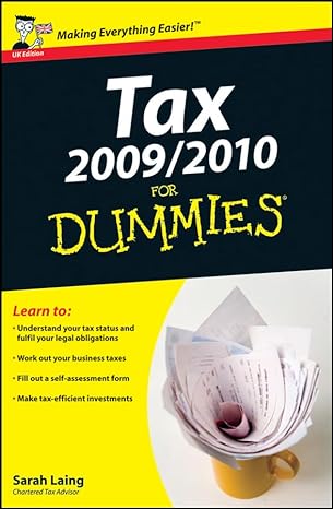 tax 2009/2010 for dummies uk edition sarah laing 0470743247, 978-0470743249