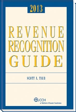 revenue recognition guide 2013th edition cpa scott a taub 0808030868, 978-0808030867