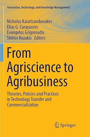 from agriscience to agribusiness theories policies and practices in technology transfer and commercialization