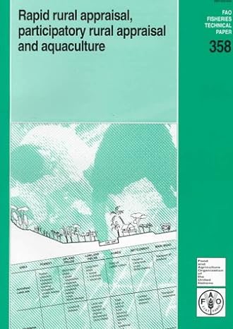 rapid rural appraisal participatory rural appraisal and aquaculture 1st edition philip townsley ,food and