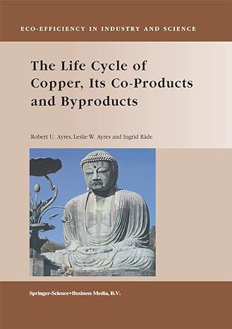 the life cycle of copper its co products and byproducts 1st edition robert u ayres ,leslie w ayres ,ingrid