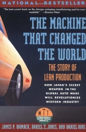 the machine that changed the world the story of lean production 59079th edition james p womack ,daniel t
