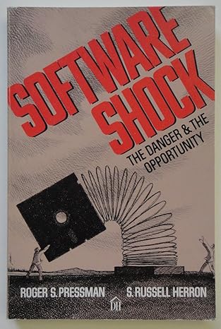 software shock the danger and the opportunity 1st edition roger s pressman ,s russell herron 093263320x,