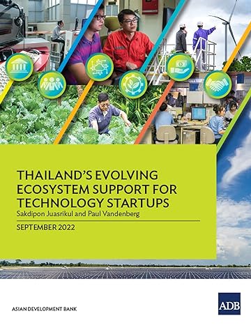 thailands evolving ecosystem support for technology startups 1st edition asian development bank 9292696505,