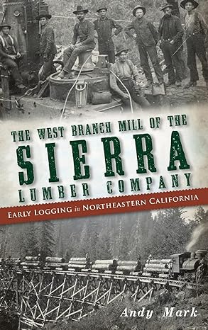 The West Branch Mill Of The Sierra Lumber Company Early Logging In Northeastern California