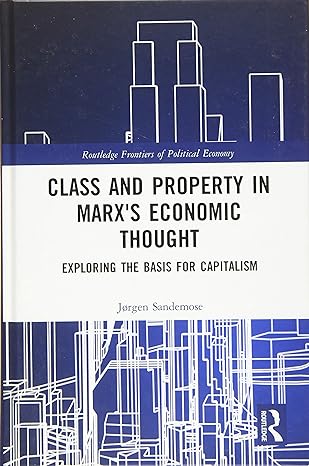 class and property in marxs economic thought exploring the basis for capitalism 1st edition jorgen sandemose
