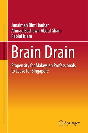 brain drain propensity for malaysian professionals to leave for singapore 1st edition junaimah binti jauhar