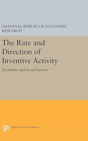 the rate and direction of inventive activity economic and social factors 1st edition national bureau of