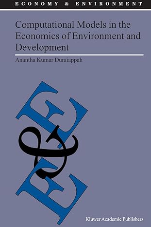 computational models in the economics of environment and development 2003rd edition a k duraiappah