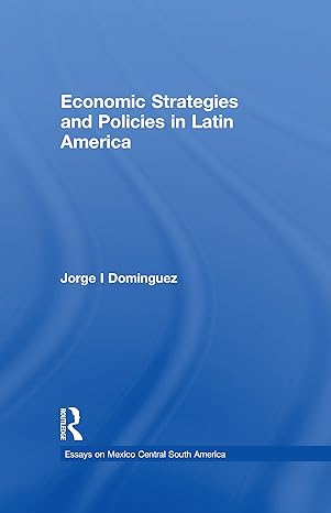 economic strategies and policies in latin america 1st edition jorge i dominguez 081531485x, 978-0815314851