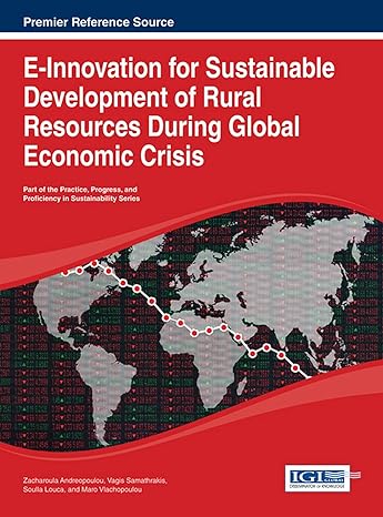 e innovation for sustainable development of rural resources during global economic crisis 1st edition