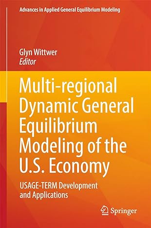 multi regional dynamic general equilibrium modeling of the u s economy usage term development and
