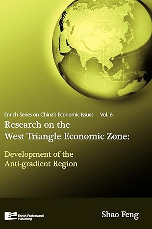 research on the western economic triangular zone development of the anti gradient region 1st edition enrich
